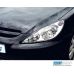 Peugeot 307 priekinių žibintų papiktinimai